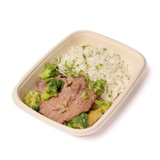 Beef With Broccoli & Steam Rice