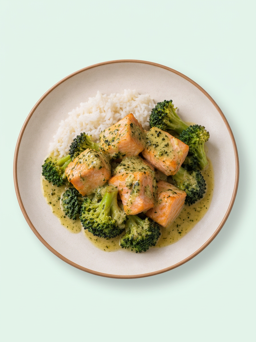Temporary photo for Roasted Salmon & Broccoli