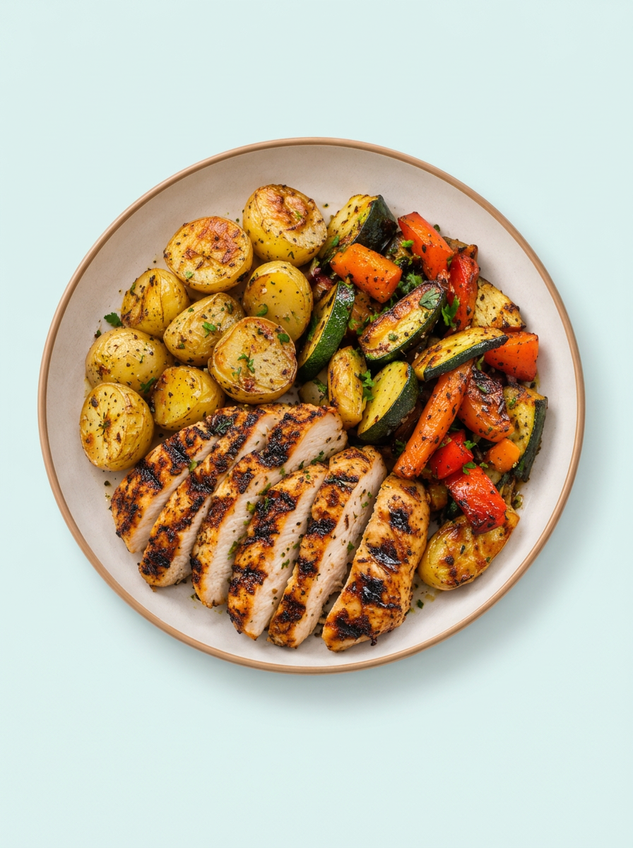 Temporary photo for Italian Chicken with Roasted Veggies