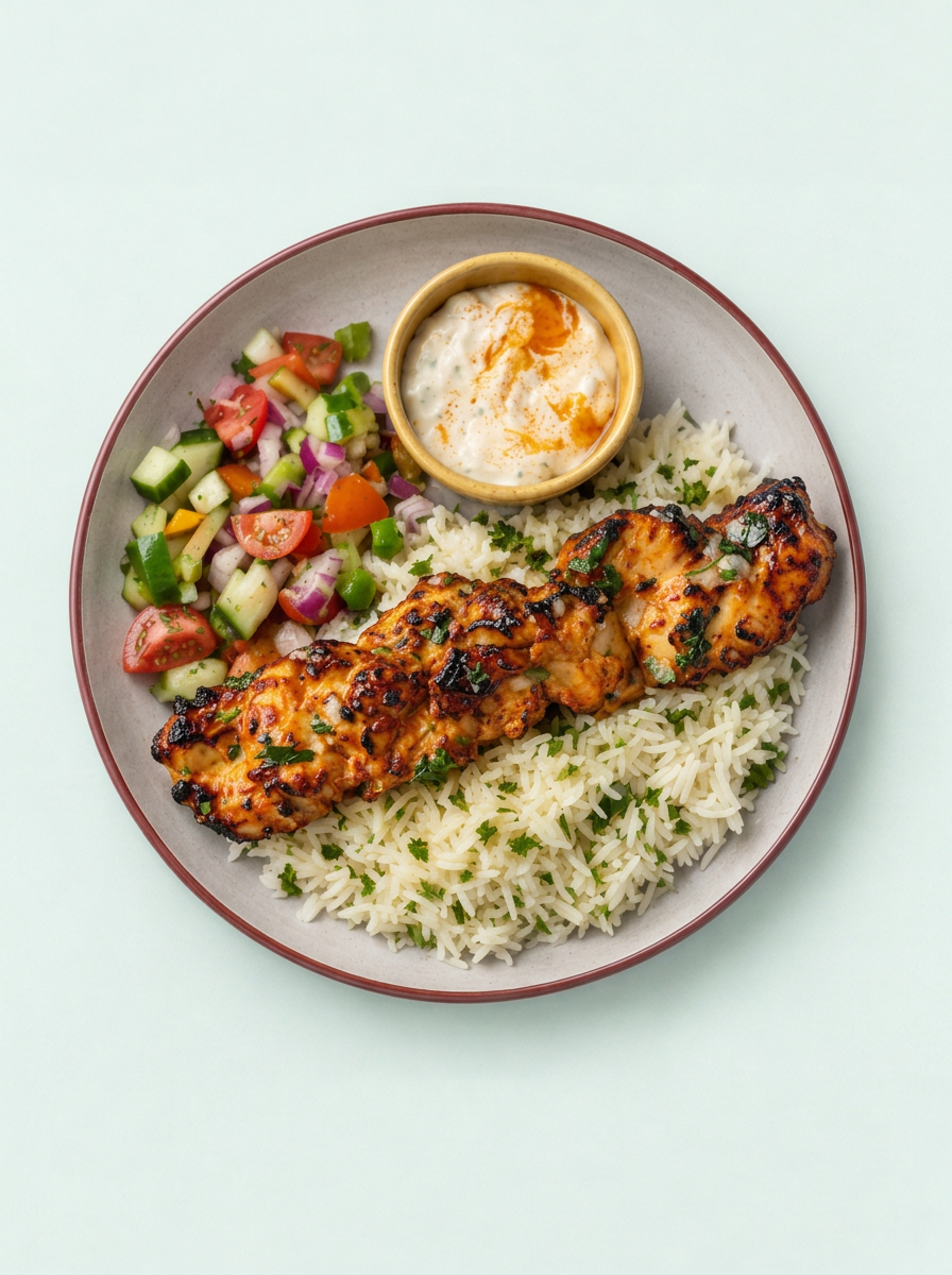 Temporary photo for Grilled Chicken with Rice